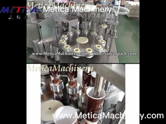 Kunststoffrohr-Füll- und Verschließmaschine 1,5 kW für Händedesinfektionsmittel