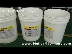 Automatische Etikettiermaschine für runde Behälter für Farbeimer