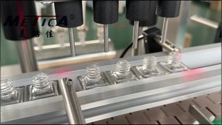 Automatische 10-ml-Roll-on-Flaschenfüll- und Verschlussetikettiermaschine