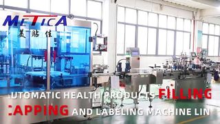 Automatisierte Sirup-Abfüll- und Verschluss-Etikettiermaschine für hochviskose Flüssigkeiten