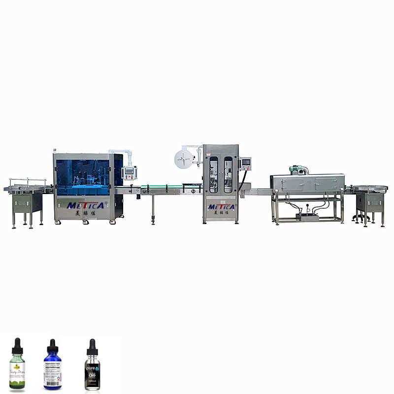 Automatische Flaschenfüllmaschine mit Servo- und Kolbenfüllgeschwindigkeit von 1500 bis 3000 Bahnstunden und Multi-Cap-Kompatibilität