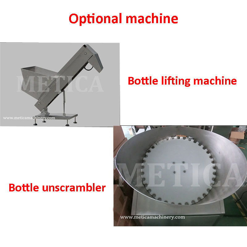 Präzisions-Füllmaschine mit 10 ml bis 100 ml Monoblock-Füllkappe mit Servomotor-Pistontechnologie