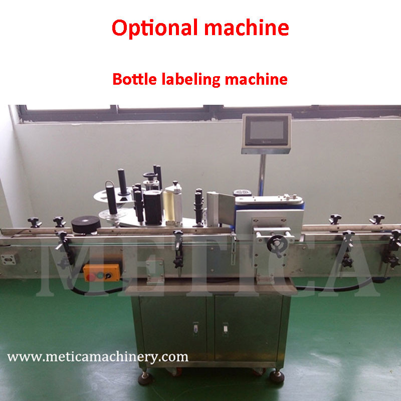 Präzisions-Füllmaschine mit 10 ml bis 100 ml Monoblock-Füllkappe mit Servomotor-Pistontechnologie