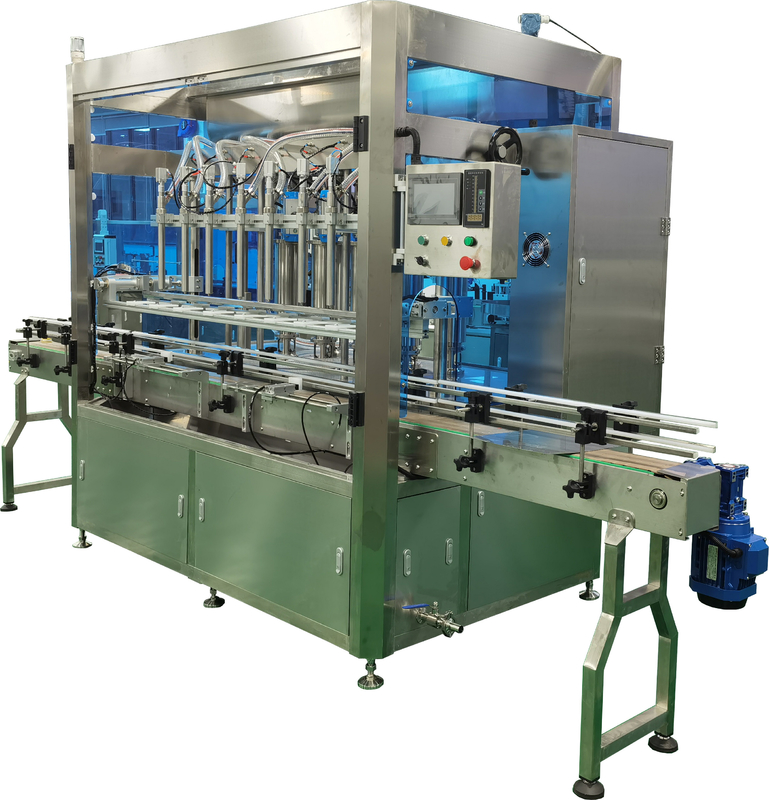 4-10 Füllkopf Automatische Flaschenfüllmaschine 304/316 aus Edelstahl mit Servoantrieb