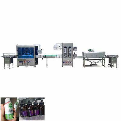 Flaschen-Fertigungsstraße mit einer Kappe bedeckender Kennzeichnungsvial oil filling machine 10ml Cbd