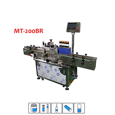 Automatische Rotationsetikettiermaschine mit fester Position für runde Behälter