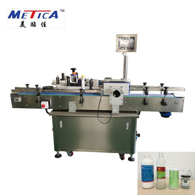 Automatische vertikale Runden-Flaschen-Etikettiermaschine des Aufkleber-MT-200 für Flaschen-Etikettiermaschine