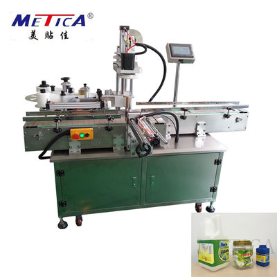 Etikettiermaschine 300kg 600Bph-1500bph fertigte der quadratischen Seitenflaschen-vier besonders an