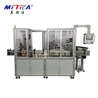 1500-4000BPH Monoblock Füllung und mit einer Kappe bedeckende Maschine 500kg für Creme 50ml