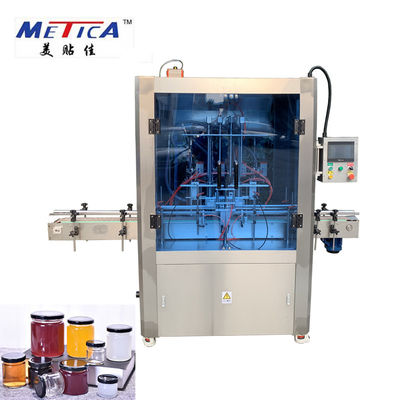 Automatische Flaschen-Füllmaschine-Erdnussbutter-Füllmaschine 1000bph-1500bph