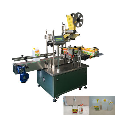 Etikettiermaschine der automatischen Flaschen-1000BPH-3000BPH für Spitzen- und Seitenaufkleber