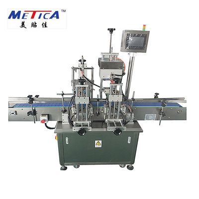 halb automatische 0.6MPa Flaschenkapsel-Maschinen-lineare mit einer Kappe bedeckende Maschine für Ropp-Kappe