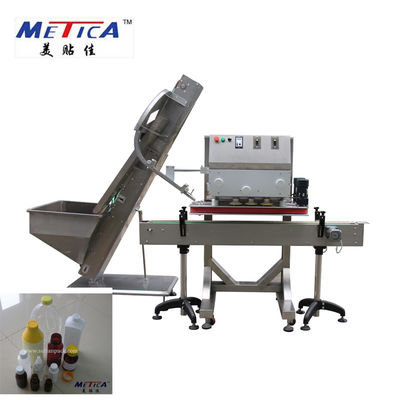 METICA-automatische Plastikflaschen-mit einer Kappe bedeckende Maschinen-Spindel-Mützenmacher 1800BPH-9000BPH