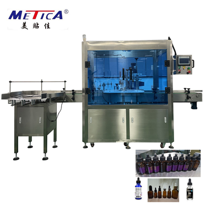 Glastropfflasche Monoblock-Füllung und mit einer Kappe bedeckende Flaschen-Füllmaschine des Maschinen-ätherischen Öls