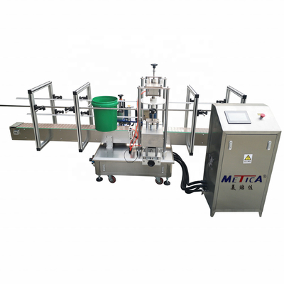 600BPH malen Pail Round Container Labeling Machine 20mm