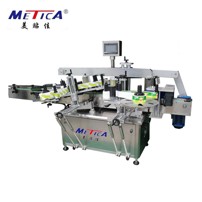 Automatische Glasflaschen-Etikettiermaschine-Hals-Seiten Aufkleber